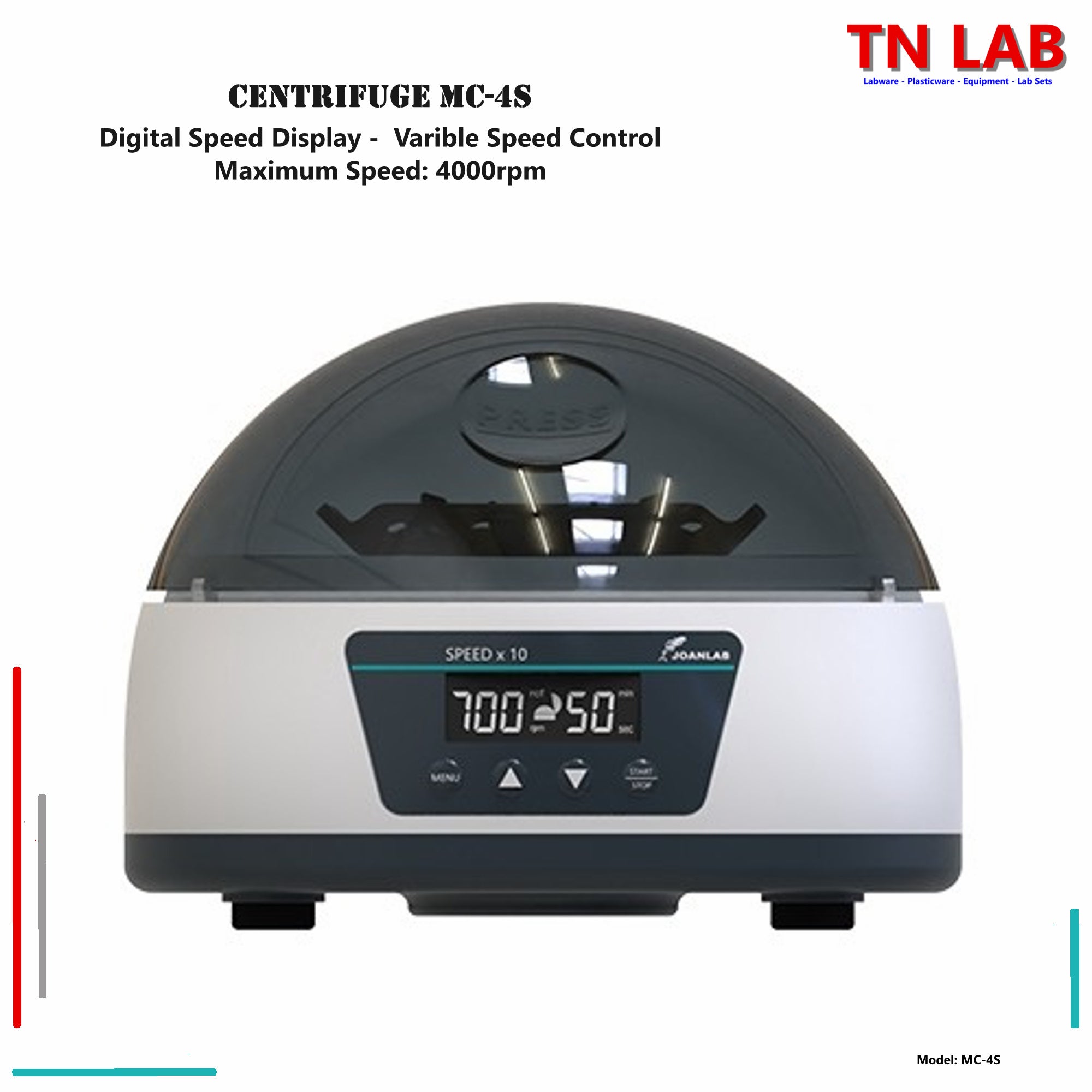 TN Lab Supply Centrifuge Mini Digital Display MC 4S