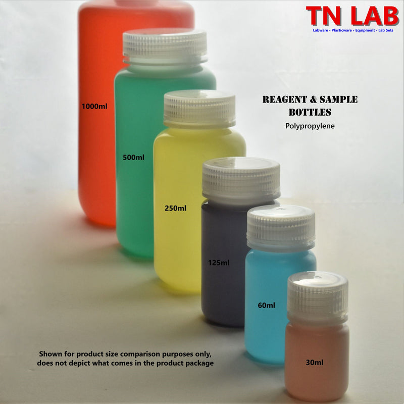 TN LAB Supply Reagent Bottle Sample Bottle Family Polypropylene Plastic