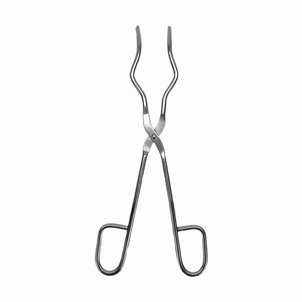 Tongs Crucible Stainless Steel 25cm Lab Hand Tools Crucible Tongs