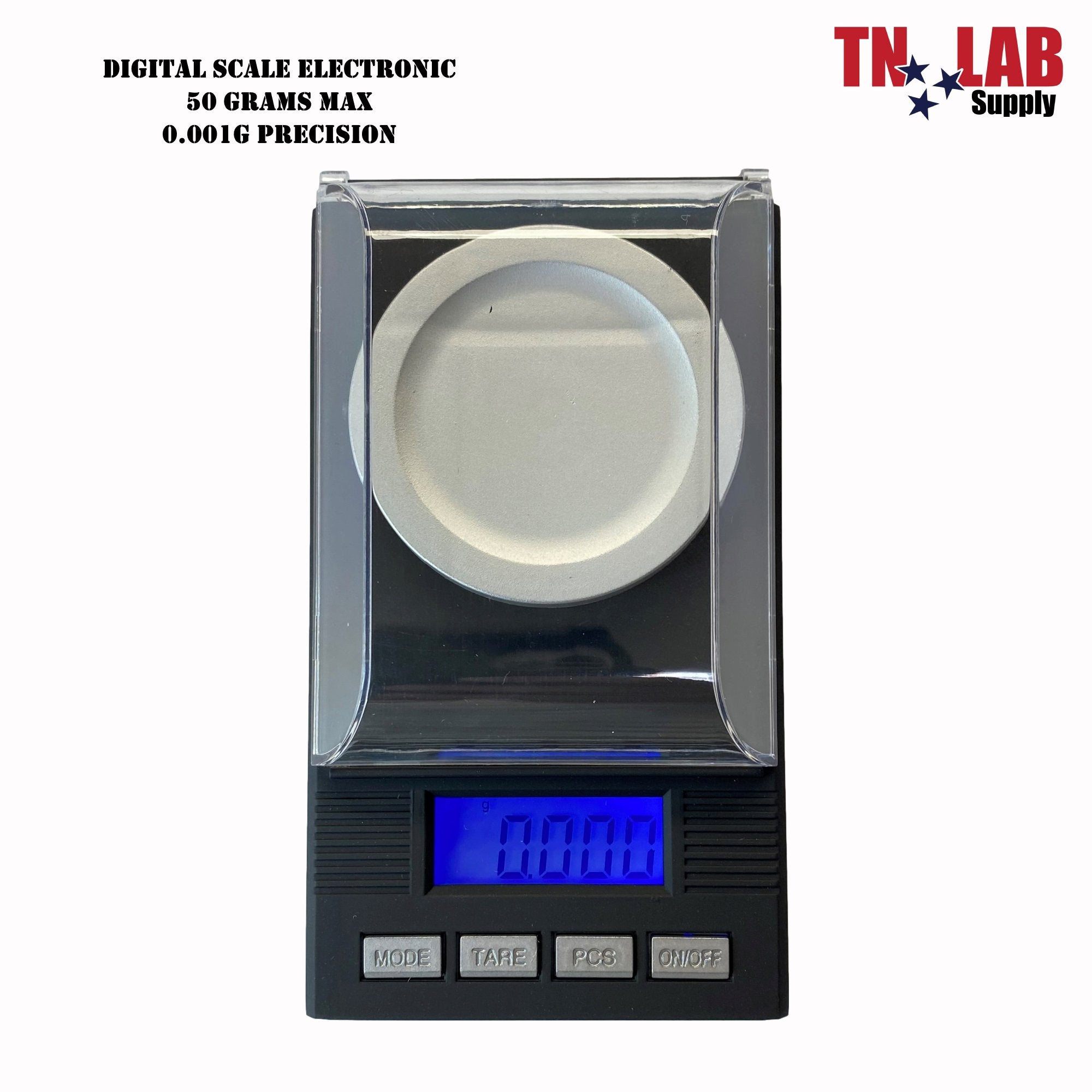 300 x 0.001g Analytical Balance, 1 mg Digital Lab Precision Scale