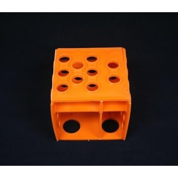 Plastic Multi-Size Test Tube Cube Rack-Hardware-TN Lab Supply