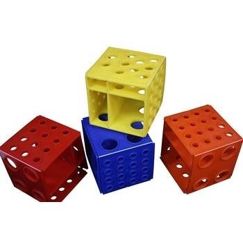 Plastic Multi-Size Test Tube Cube Rack-Hardware-TN Lab Supply