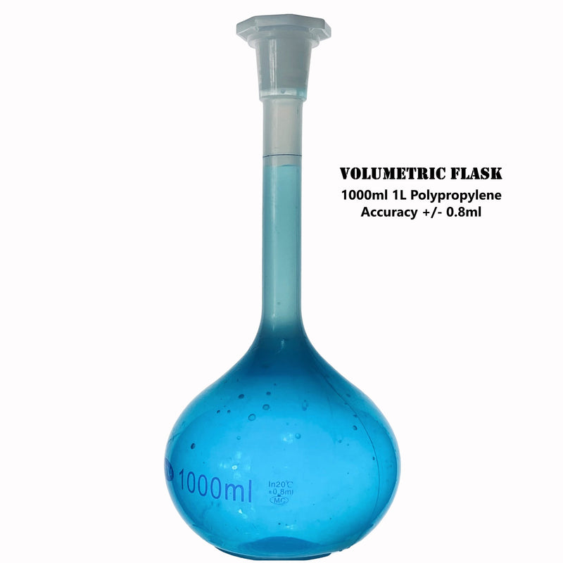 TN LAB Supply Volumetric Flask Polypropylene 1000ml