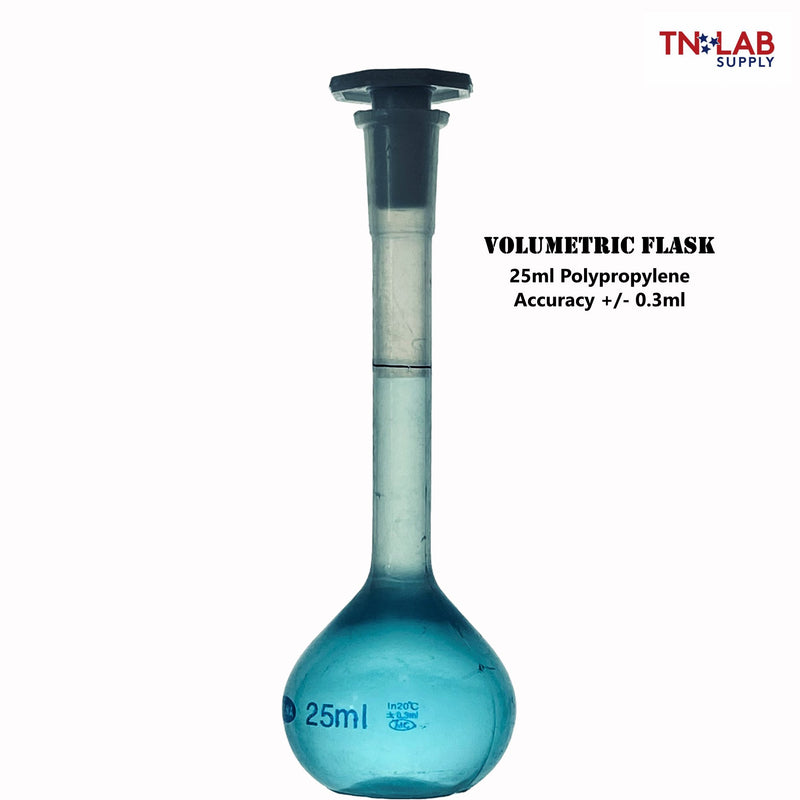 TN LAB Supply Volumetric Flask Polypropylene 25ml