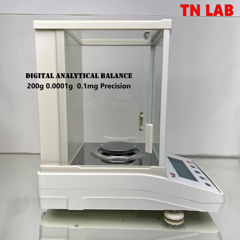 TN LAB Analytical Balance Digital 200g 0.0001g Precision Left