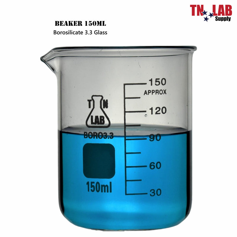 TN LAB BEAKER 150ml Borosilicate Glass Beaker