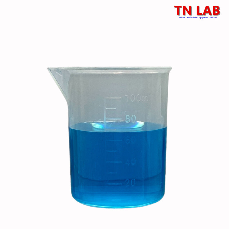 TN LAB Supply Beaker Low-Cost 100ml  Polypropylene