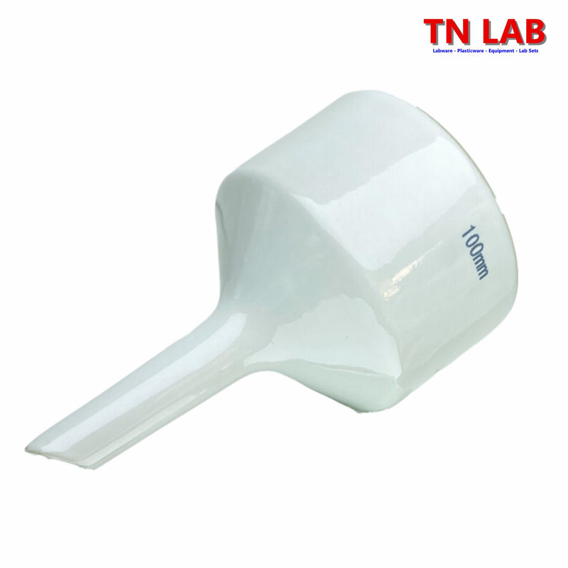 TN LAB Supply 100mm Buchner Funnel Porcelain Ceramic