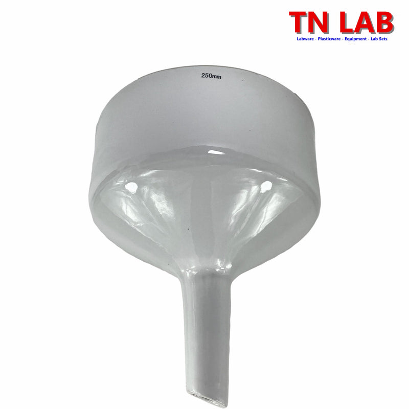 TN LAB Supply 250mm Buchner Funnel Porcelain Ceramic