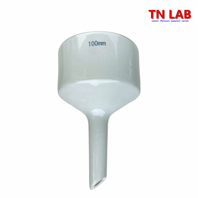 TN LAB Supply 100mm Buchner Funnel 100mm Porcelain Ceramic