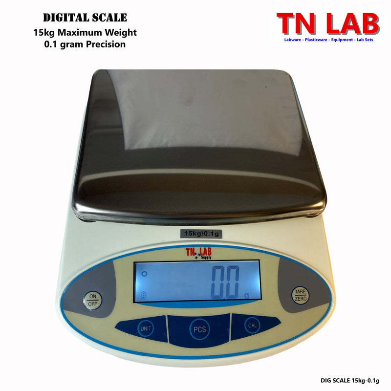 TN LAB Supply Laboratory Scale 15kg 0.1g Precision