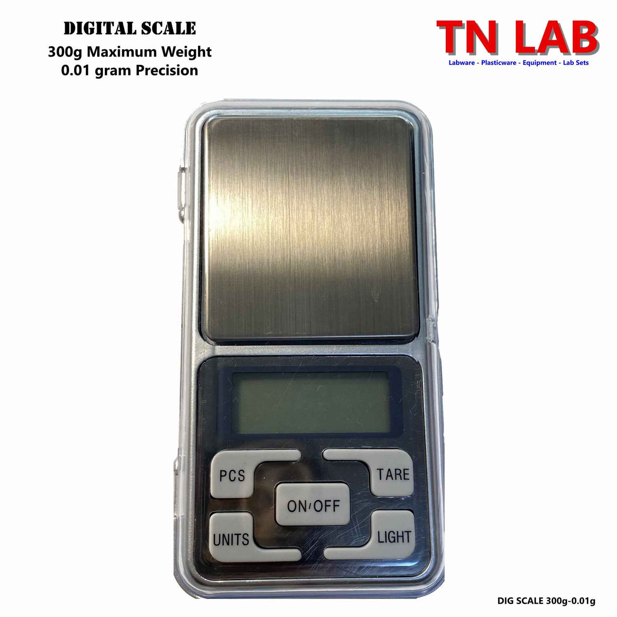 TN Lab Supply Scale Digital Electronic - 0.01 gram Precision - 300