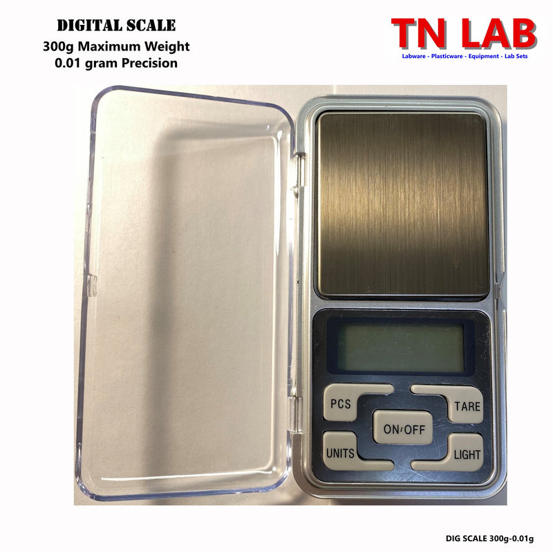 TN LAB Supply Digital Lab Mini Scale 300g 0.01g Accuracy