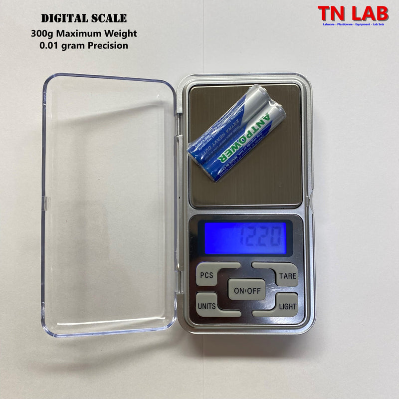 TN LAB Supply Digital Lab Mini Scale 300g 0.01g Accuracy