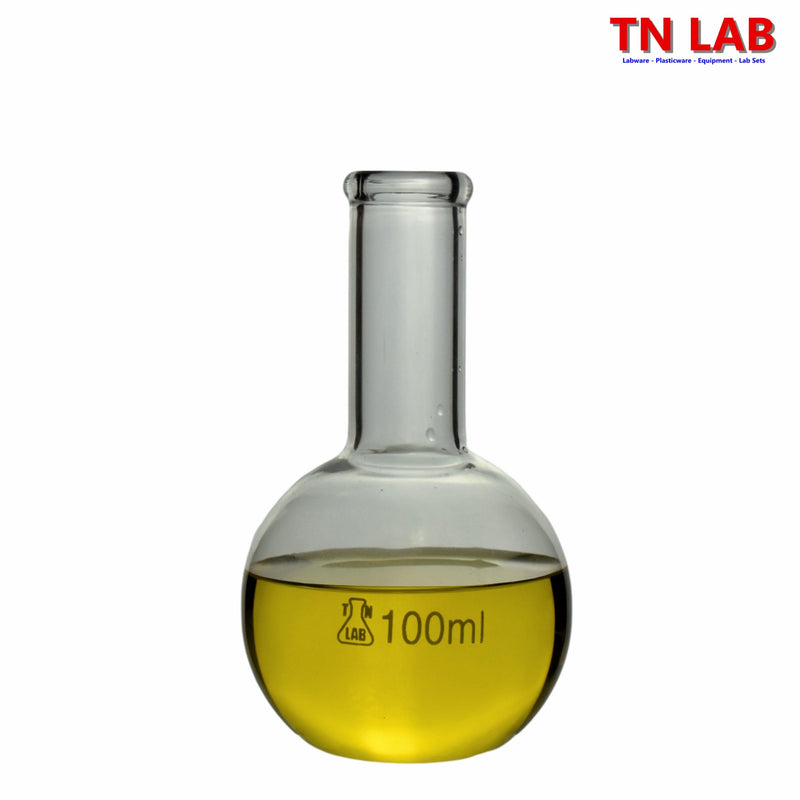 TN LAB Supply 100ml Flat Bottom Boiling Flask