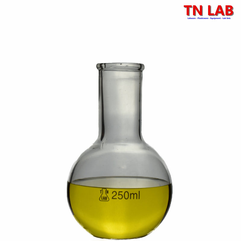 TN LAB Supply 250ml Flat Bottom Boiling Flask