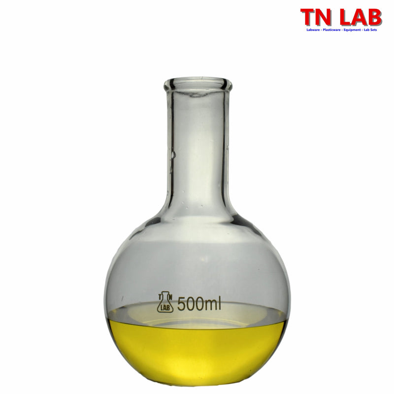 TN LAB Supply 500ml Flat Bottom Boiling Flask