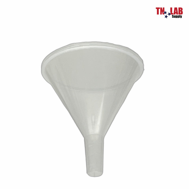 TN LAB Funnel Polypropylene Plastic 120mm 5" Funnel