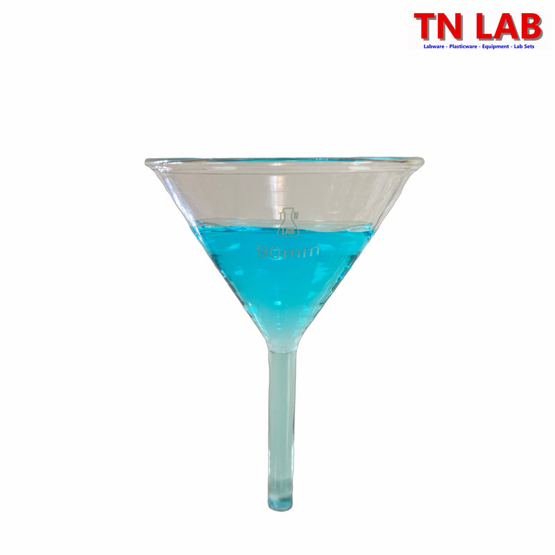 TN LAB Supply 90mm Funnel Borosilicate 3.3 Glass