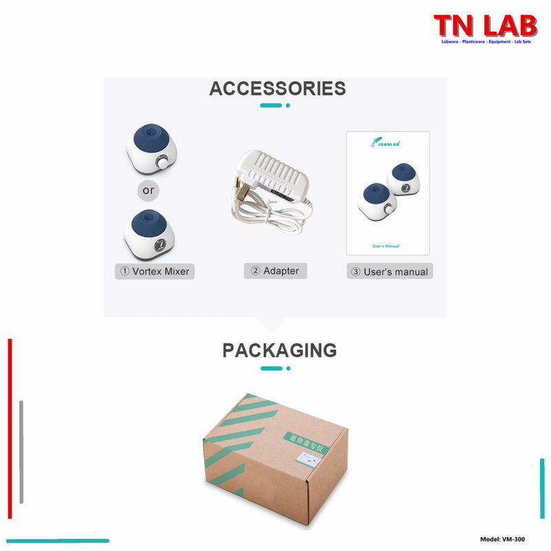 TN LAB Supply VM-300 Mini Vortex Mixer VM300 Joanlab Labfish Parts