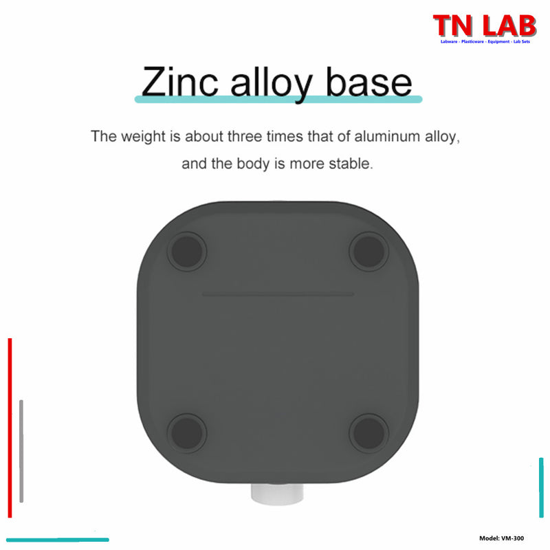 TN LAB Supply VM-300 Mini Vortex Mixer VM300 Joanlab Labfish Zinc Base