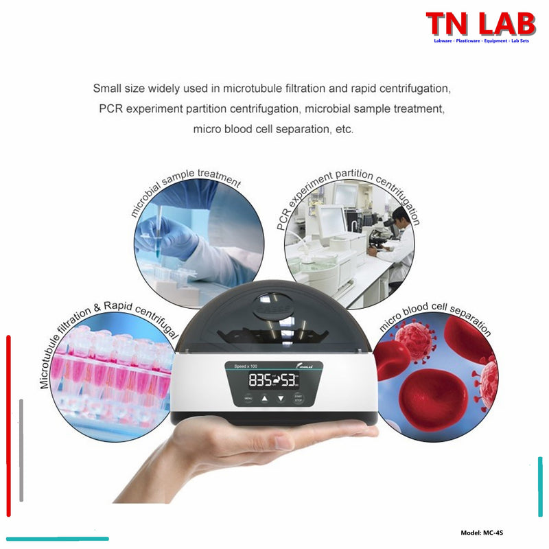 TN LAB Supply LABFISH MC-4S Digital Mini-Centrifuge Uses