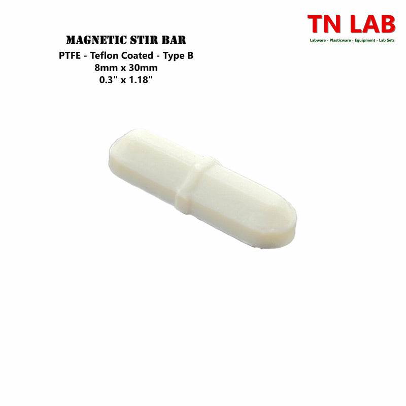 TN LAB Supply Magnetic Stirrer Bar 8mm by 30mm