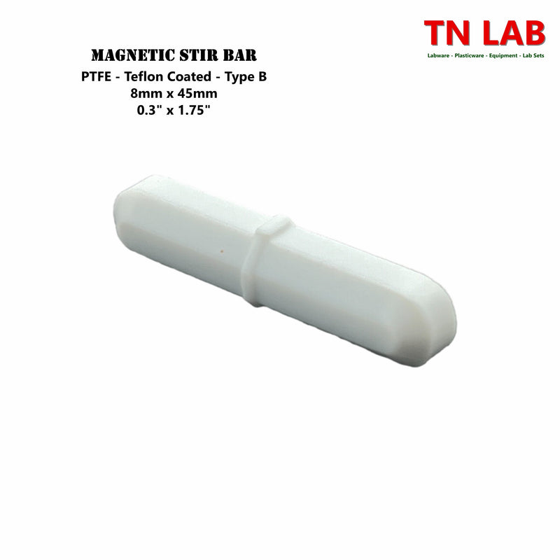 TN LAB Supply Magnetic Stirrer Bar 8mm by 45mm