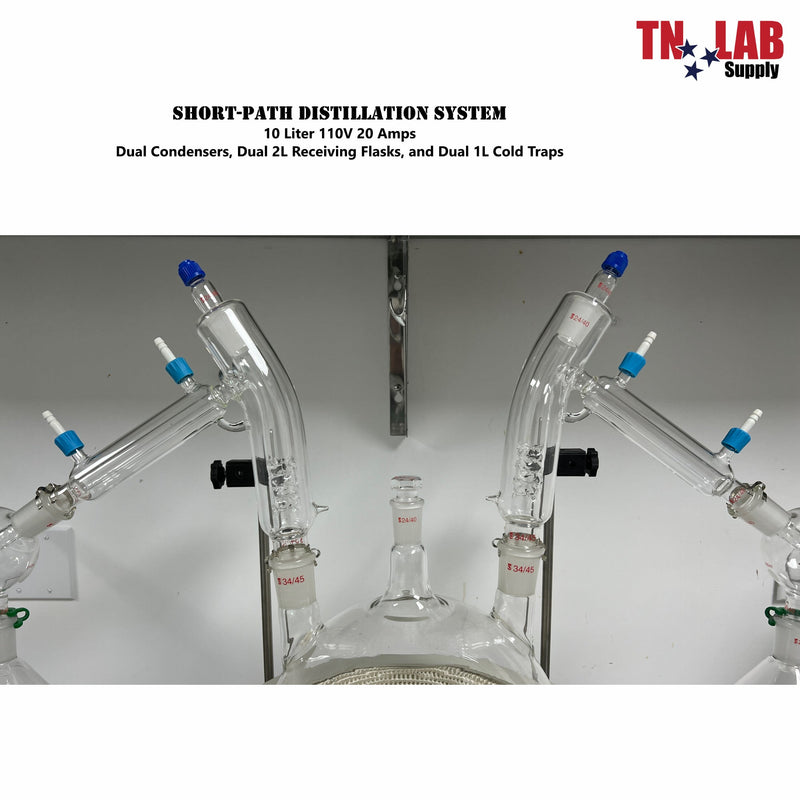 TN LAB Short-Path Distillation System 10 Liter Dual Flow