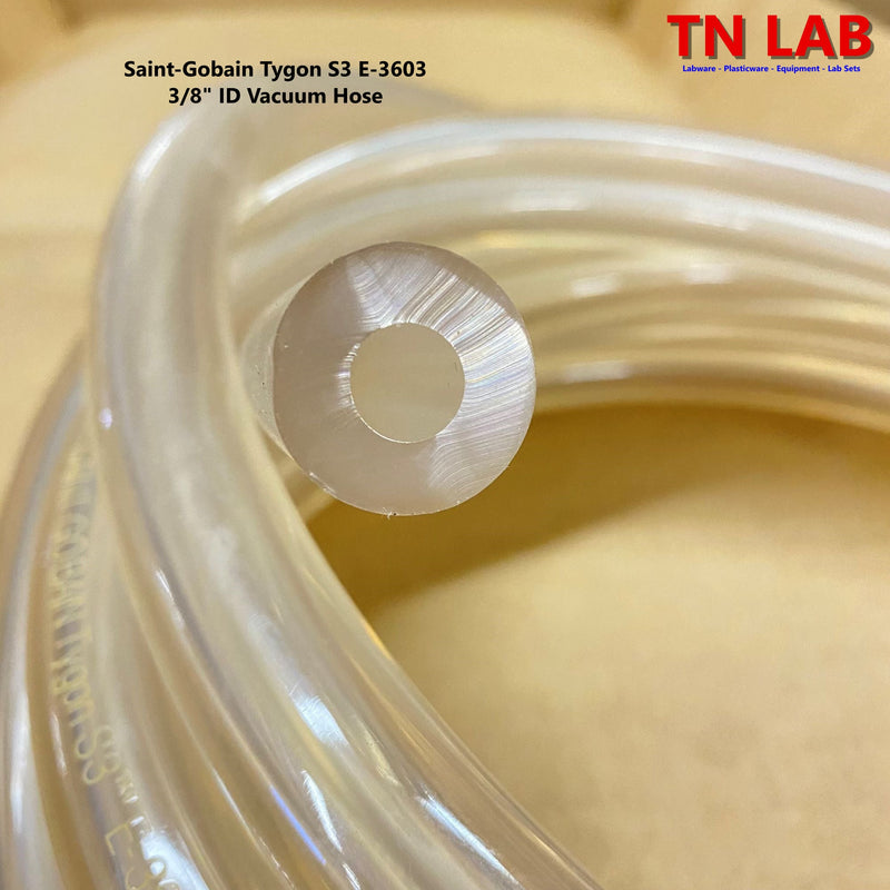 TN LAB Supply Saint-Globain® Tygon® S3™ E-3603 3/8" ID - 7/8" OD - 1/4" Wall Super Thick-Wall Vacuum Hose