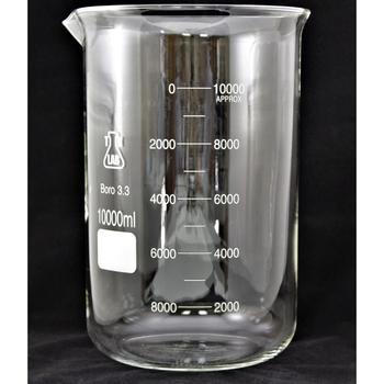 Borosilicate Glass Beaker 10,000 ml-Glassware-TN Lab Supply