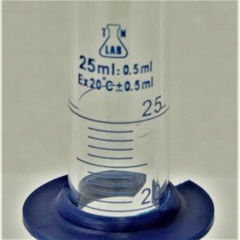 Borosilicate Glass Graduated Cylinder 25 ml-Glassware-TN Lab Supply