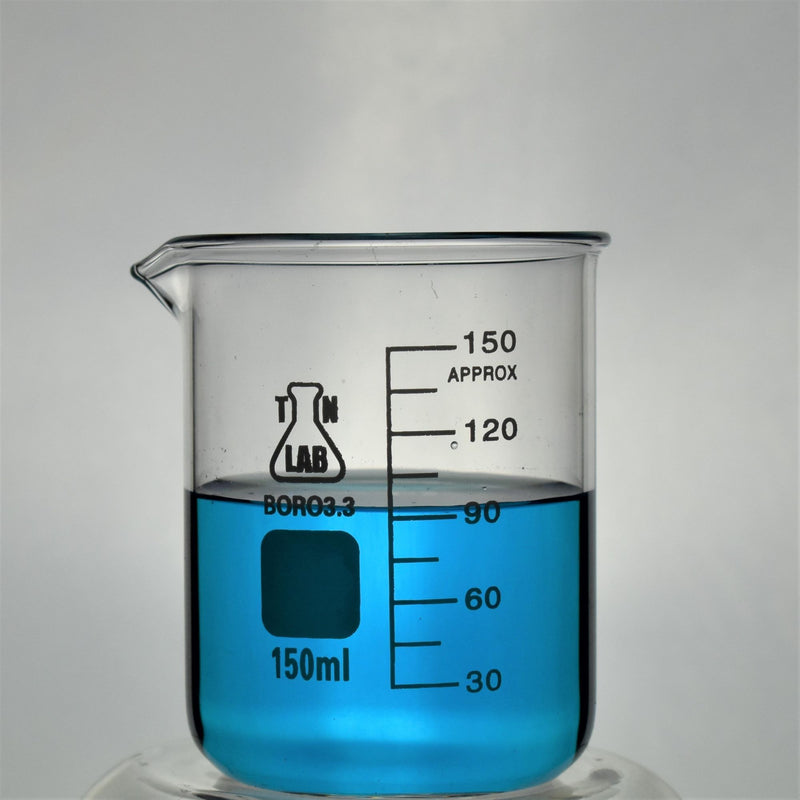 TN LAB Supply Beaker Borosilicate 3.3 Glass 150ml