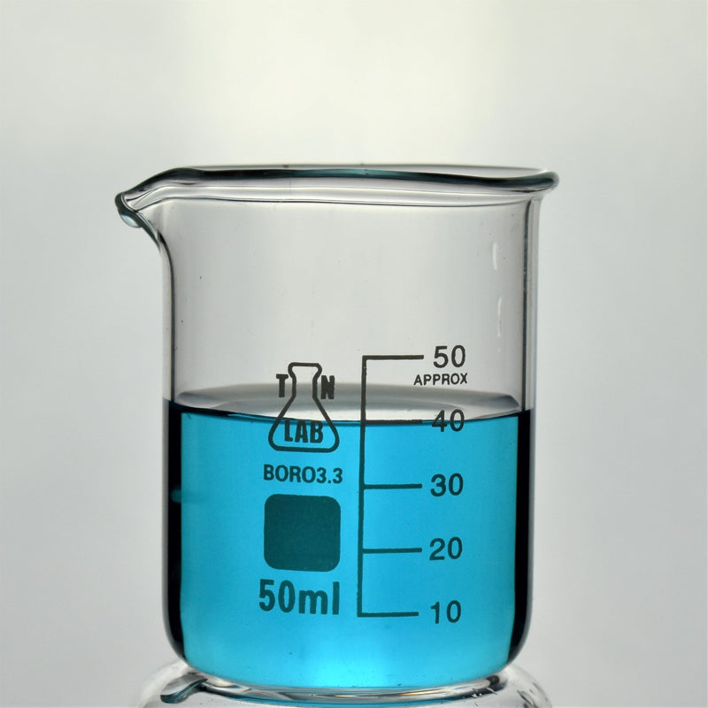 TN LAB Supply Beaker Borosilicate 3.3 Glass 50ml