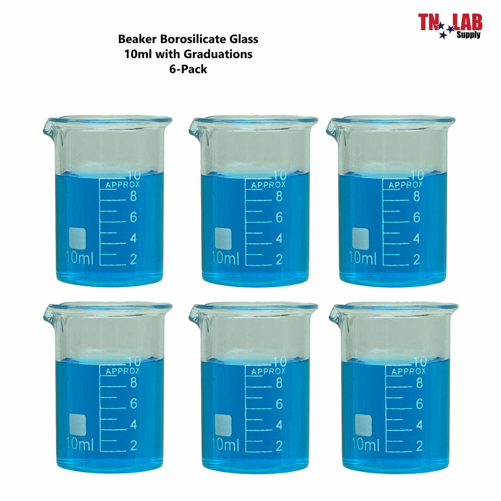 TN Lab Supply Beaker Borosilicate Glass with Graduations 50ml