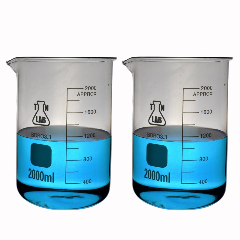 TN Lab Pitcher Beaker Polypropylene Family, Size: 2000ml 2L Pitcher Beaker