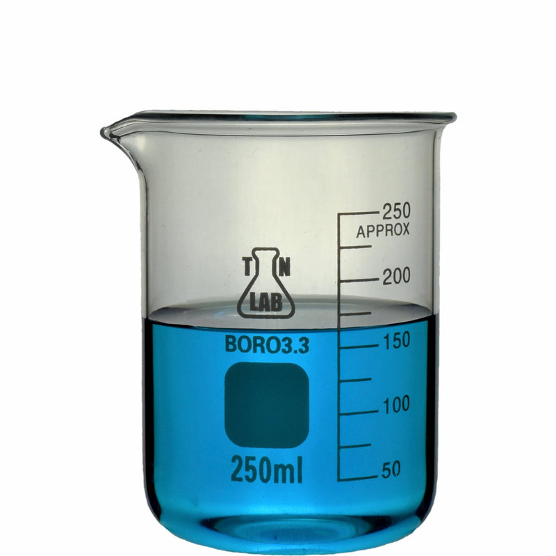 TN LAB Supply Beaker Borosilicate Glass 250ml