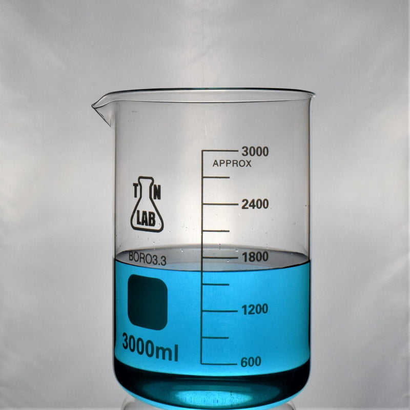 TN Lab Supply Beaker Borosilicate Glass with Graduations 50ml