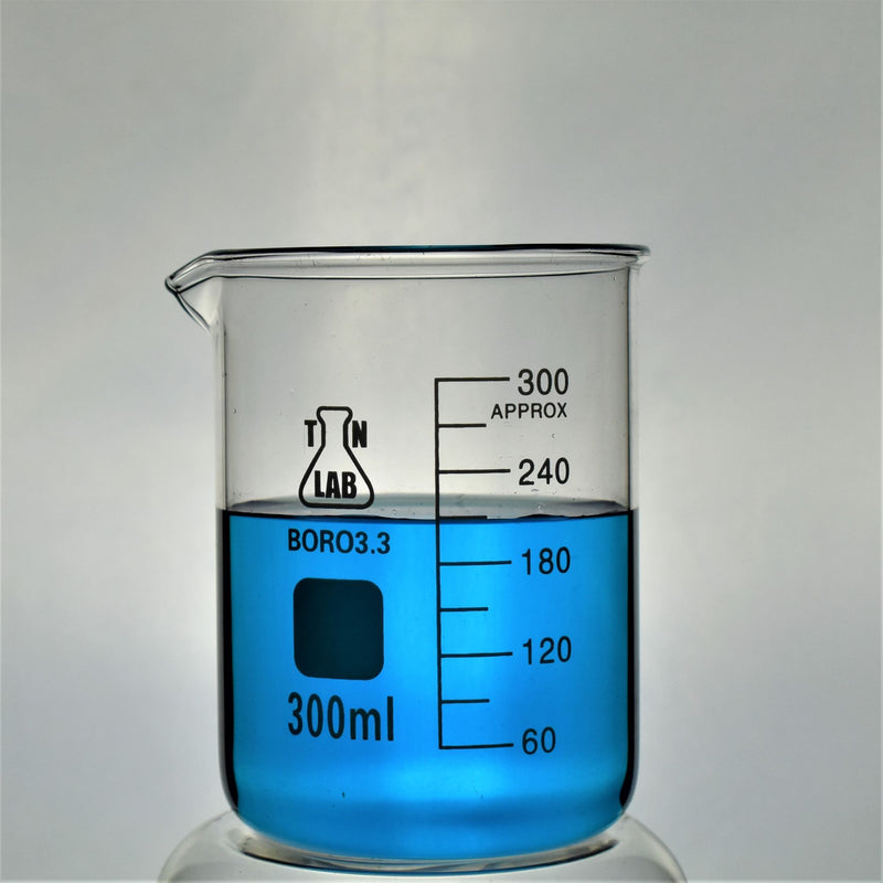 TN LAB Supply Beaker Borosilicate Glass 300ml 