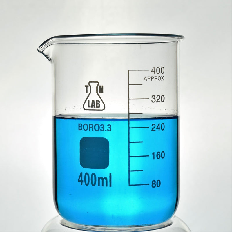 TN LAB Supply Beaker Borosilicate Glass 400ml 