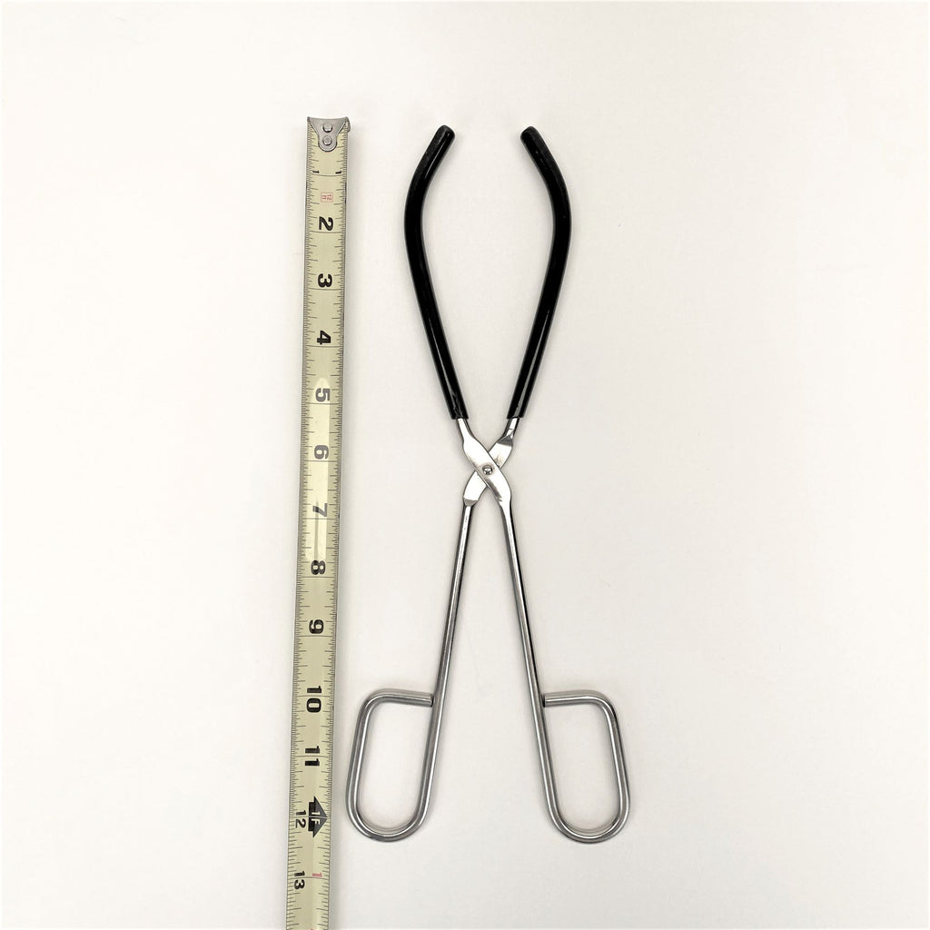 TN Lab Supply Tongs Flask Stainless Steel Coated Tongs and Handle 30cm 12  Flask Tongs