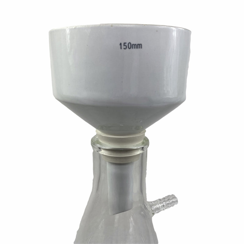 TN LAB Buchner Funnel Kit 5000ml 5L Vacuum Filter Flask and 150mm Buchner Funnel Neck View