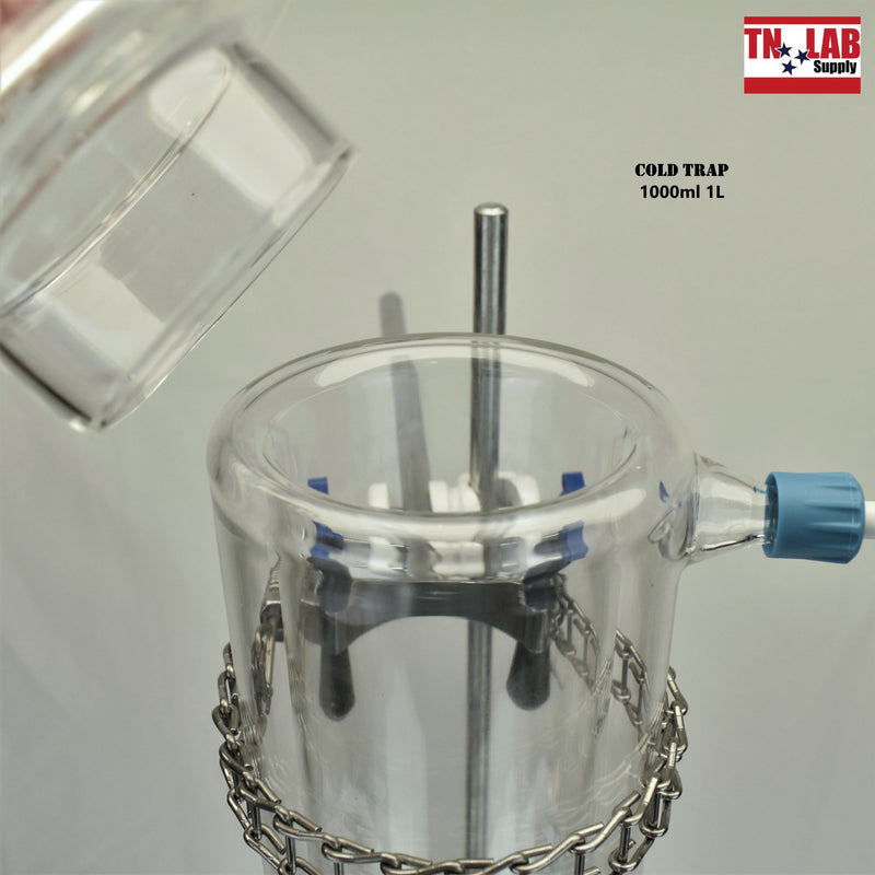 TN LAB Supply Cold Trap Borosilicate Glass 1000ml 1L F