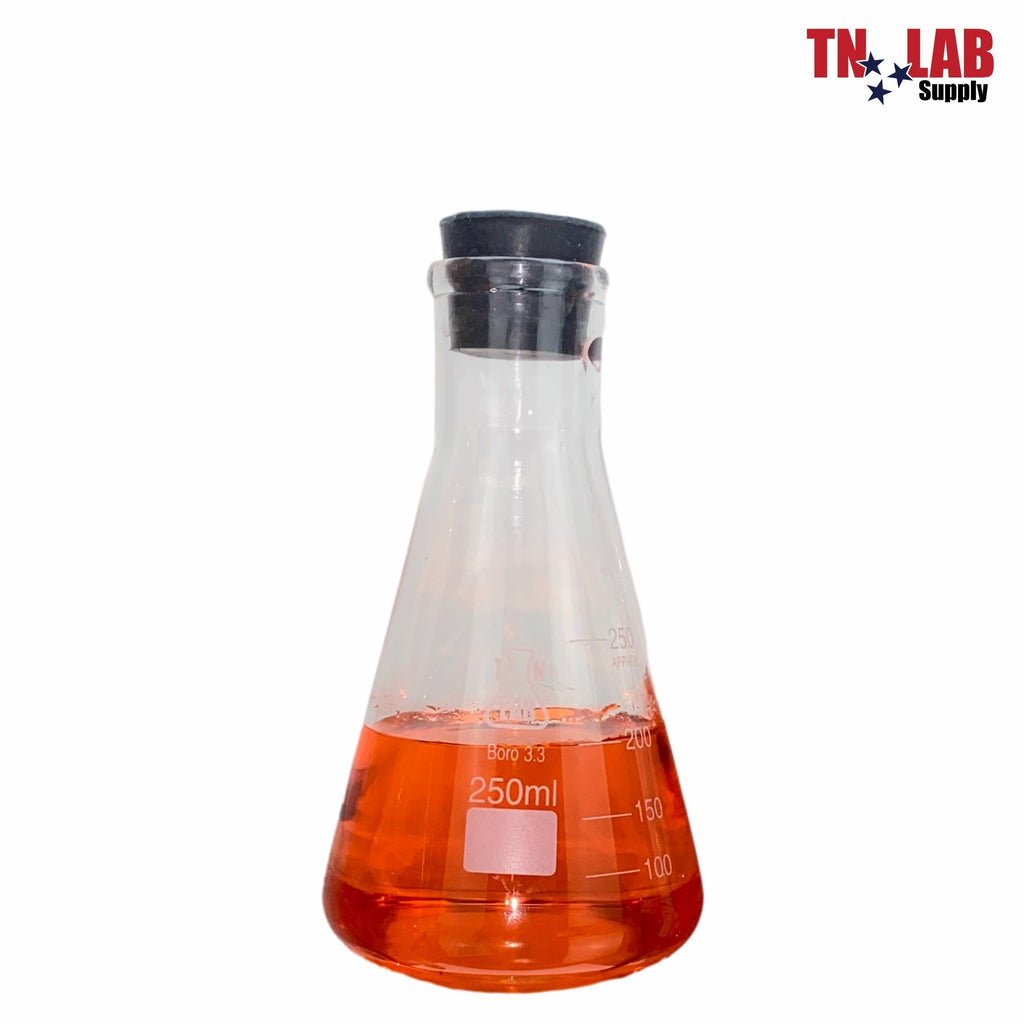 Borosilicate Glass Erlenmeyer Flask, 250mL