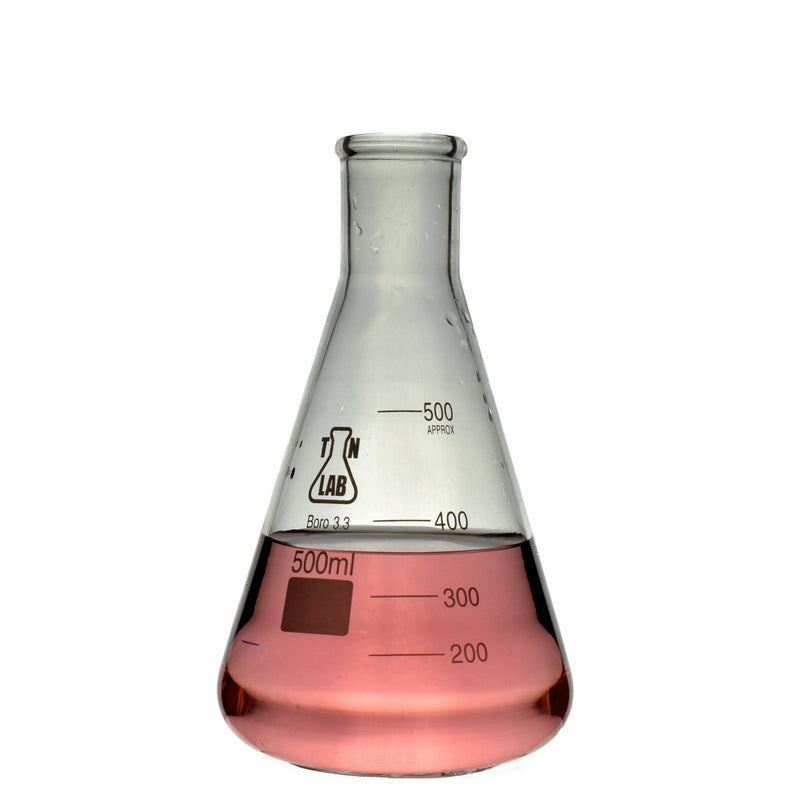 TN LAB Supply Conical Erlenmeyer Flask 500ml