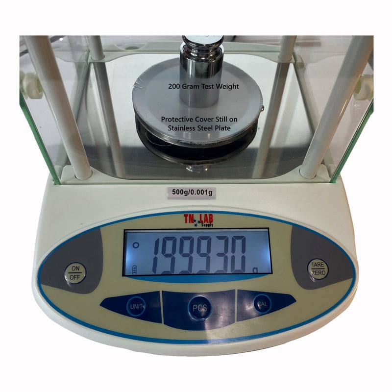 Analytical Balance High Precision 0.001g,1mg Accuracy Digital Electronic  Lab Scale Round Tray with Calibration