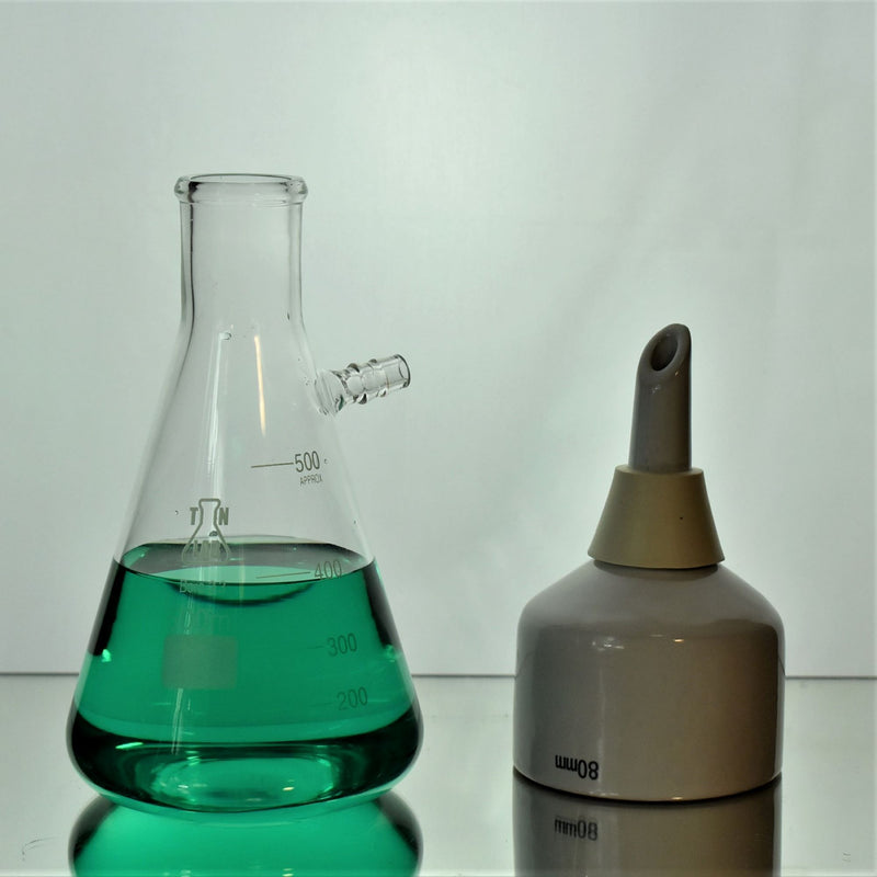 TN LAB Supply Buchner Funnel Set - 500ml Filter Flask plus 80mm Buchner Funnel