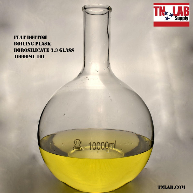 TN LAB Flat Bottom Boiling Flask 10000ml 10L
