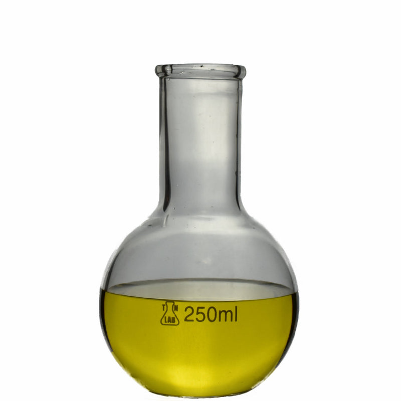 TN LAB Supply Flat Bottom Boiling Flask Borosilicate 3.3 Glass 250ml