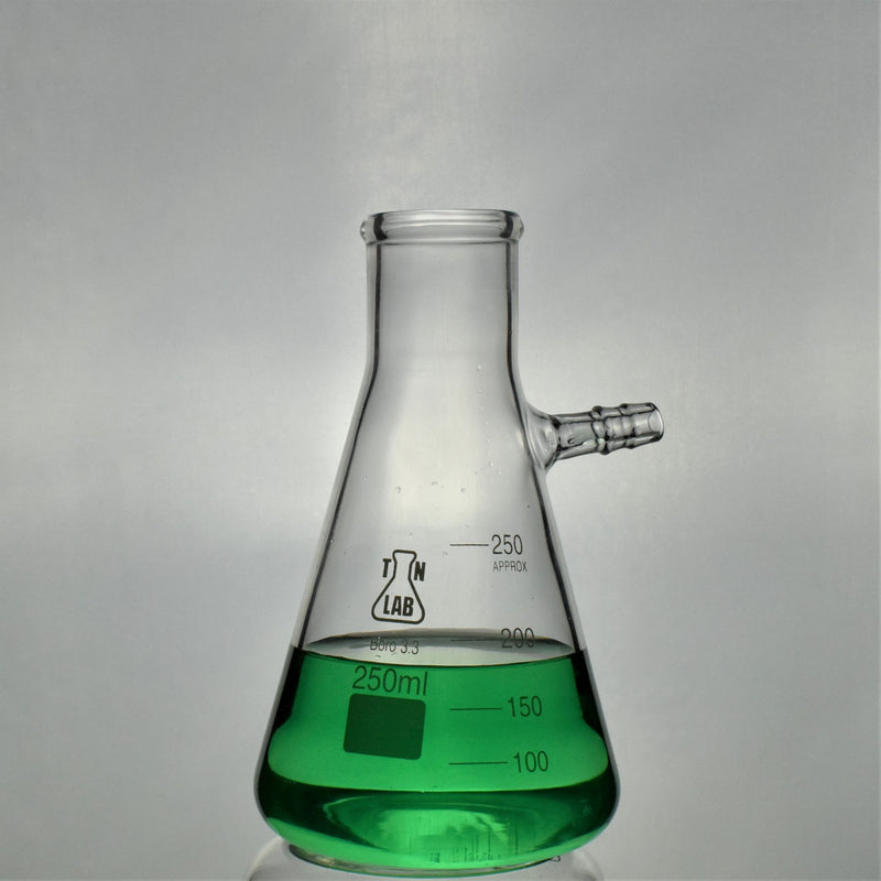 TN LAB Supply Filter Vacuum Flask 250ml Borosilicate 3.3 Glass